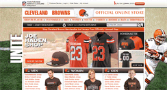 Desktop Screenshot of nflbrownsofficial.com